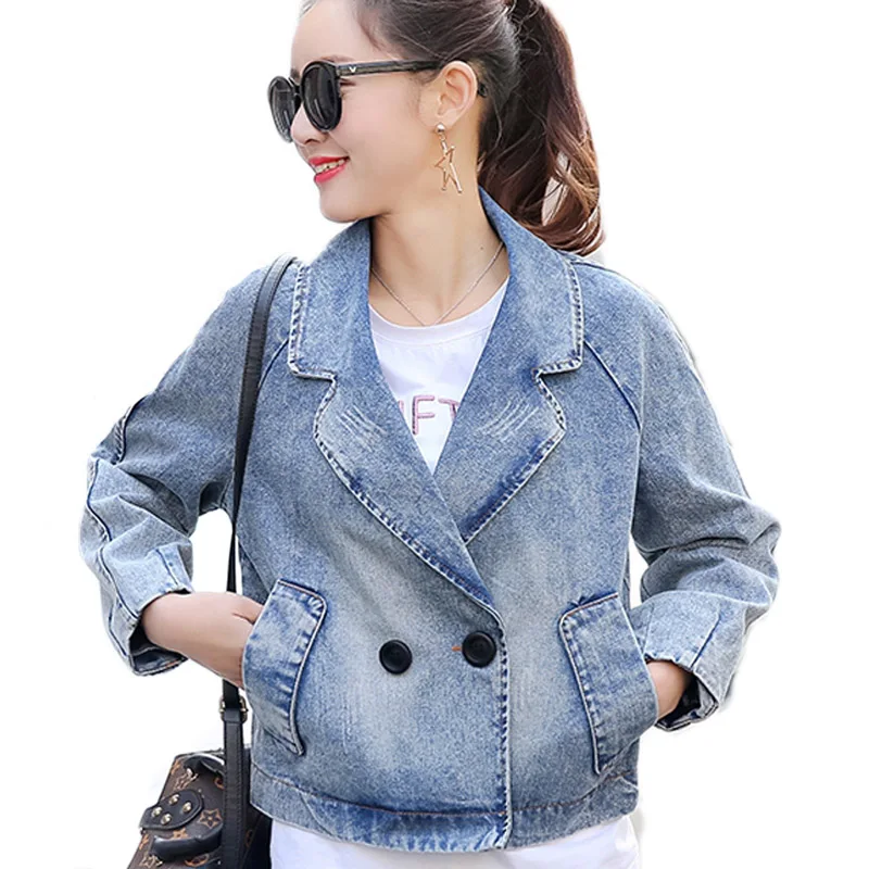 S 3XL Spring Autumn Boyfriend Style Washed Vintage Denim S 3XL Spring Autumn Boyfriend Style Washed Vintage Denim
