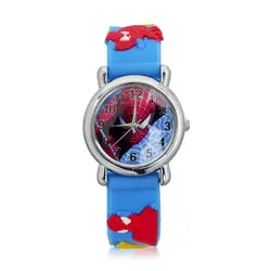 1 шт. спортивные часы Симпатичные Marvel мультфильм 3D ребенок наручные часы Для детей мальчик часы подарок мультфильм Модные Relogio Часы