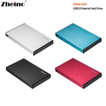 НОВЫЙ 2,5 дюймов Алюминий основа USB3.0 500 ГБ HDD внешний жесткий диск 5400 об./мин. 16 МБ Кэш Портативный жесткий диск диск для настольных ноутбука