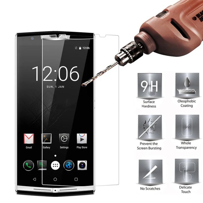 2 шт. для Oukitel K10000 Pro Закаленное стекло пленка 9H Взрывозащищенная защита экрана