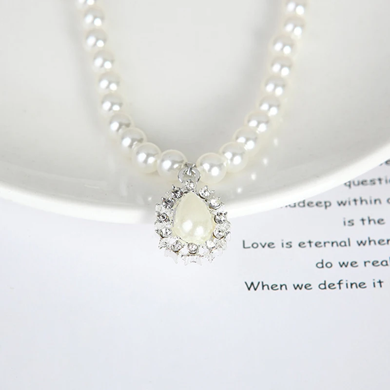 Simulated Pearl Jewelry Earrings Necklaces Sets For Women Imitation Pearls Studs Pendants Women