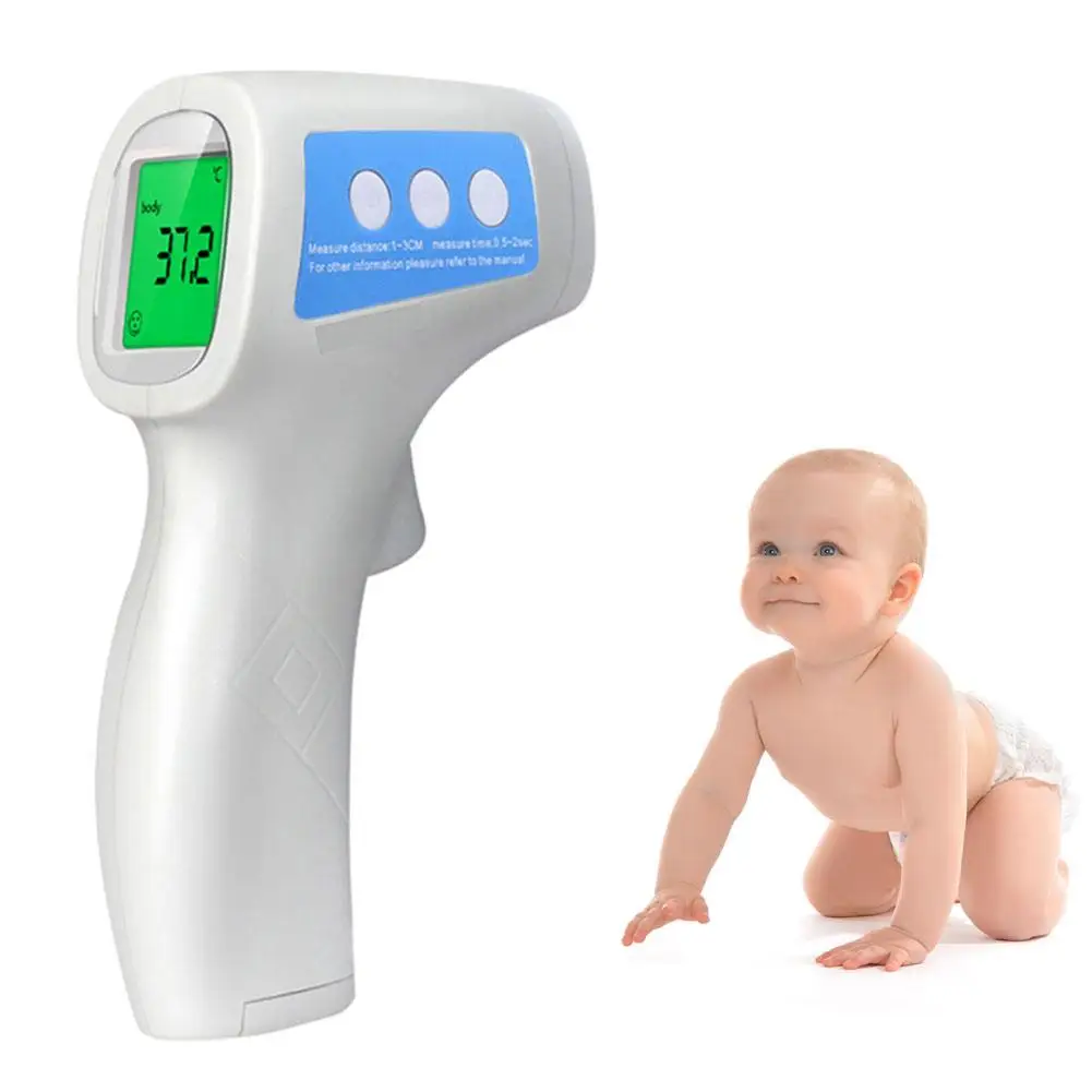 

Useful Quick Kids Caring Non-contact IR Baby Forehead Digital LCD Thermometer Temperature Measurement