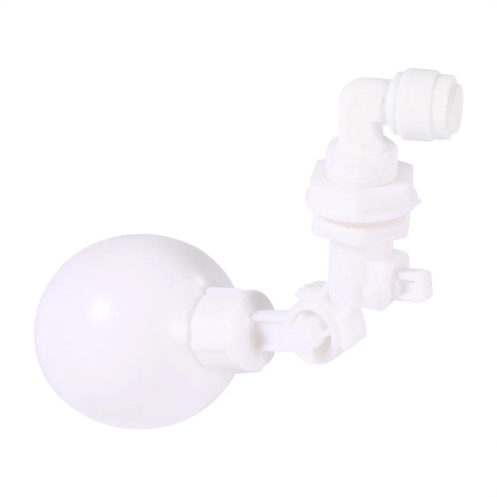 

Reverse Osmosis System Adjustable Mini Float Ball Valve Shut off 1/4" Automatic Fill Valve Feed Fish Tank Aquarium RO Water