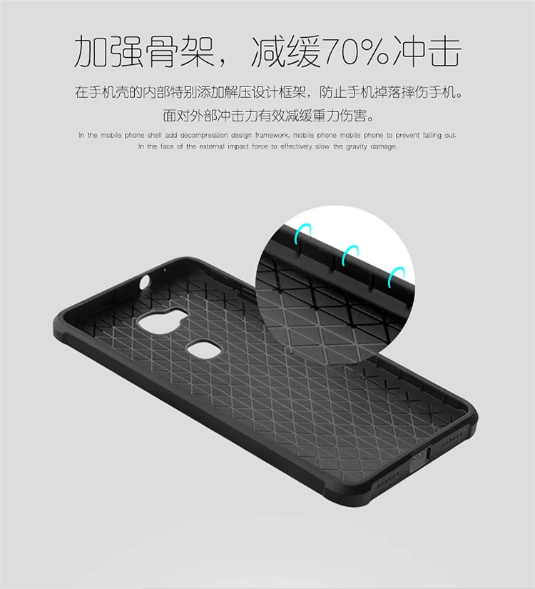 Для huawei honor 6x case крышка кремния назад для 5x мягкий гель хорошее качество сотовый