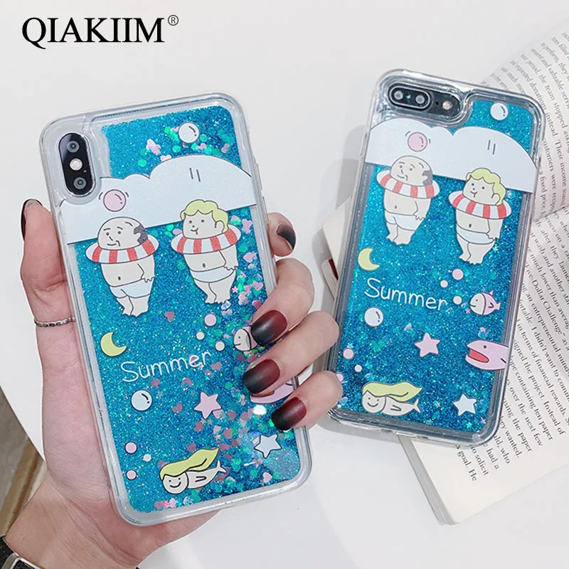 Чехлы для телефонов Samsung S8 S9 S10 Plus Note 8 9 10 iPhone 11 Pro Max XR XS 7 6 летние плавания с