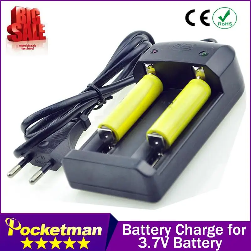 

Free Shipping New Universal 26650 18650 14500 Auto Off Battery Charging Charger 3.7V Li-ion Battery Charger