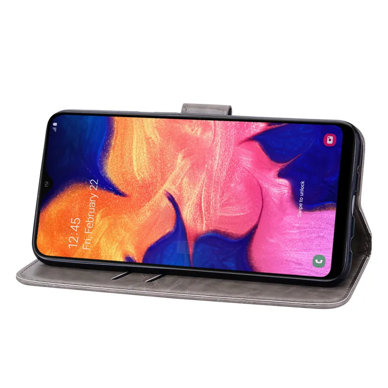 silicone cover with s pen Luxury Flip leather case For Samsung A10 Case back phone case For Samsung Galaxy A10 A 10 SM-A105F A105 A105F Cover samsung silicone case