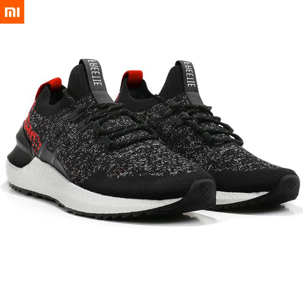 

Original Xiaomi Mijia FREETIE Cloud shell shock absorbing sport shoes 2 fishbone locking support ETPU smart Sport Shoes Dropship