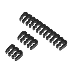 PP соединитель для кабеля/зажим/комод для 3,0-3,2 мм Кабели черный 6/8/24 Pin