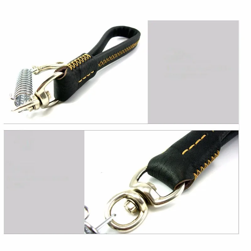 50CM-Handmade-Stitch-Cowhide-Leash-Leads-For-Medium-Large-Dog-High-Quality-Leather-Short-Leash (4)