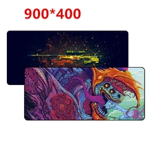 900×400 mm large gaming mouse pad XL XXL Overlock big game mousepad keyboard desk mat for CS:GO CSGO dragon hyper beast AWP