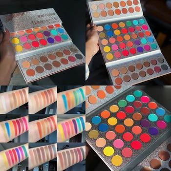 

Makeup Eyeshadow Pallete makeup brushes 63 Color Palette Make up Palette Shimmer Matte Pigmented Eye Shadow Palette maquillage