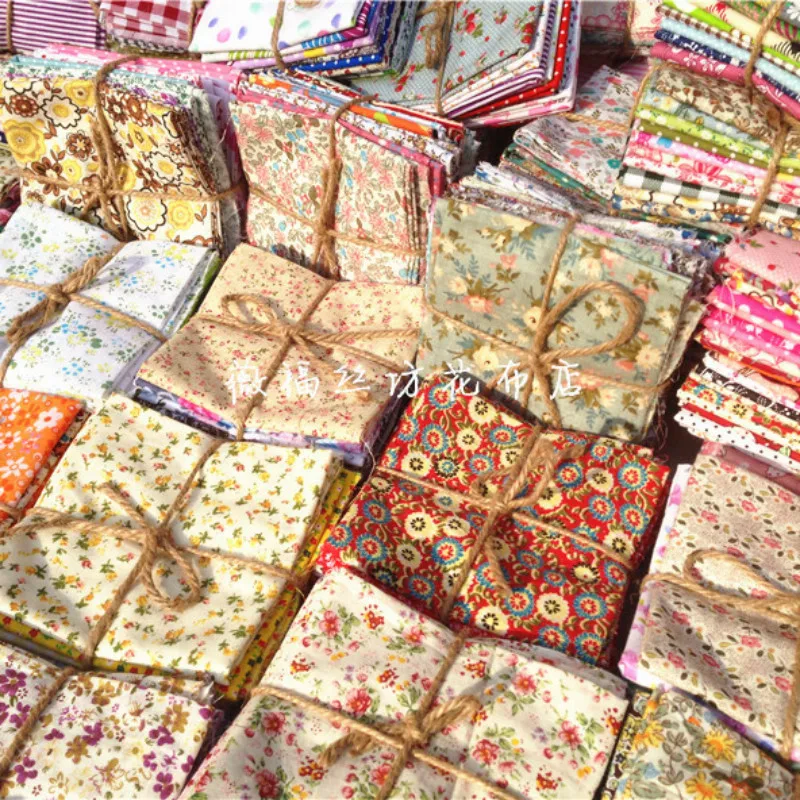 

20 PCS/LOT Cotton Fabric cloth Patchwork Accessories SEWING ACCESSORIES ART DIY wholesale