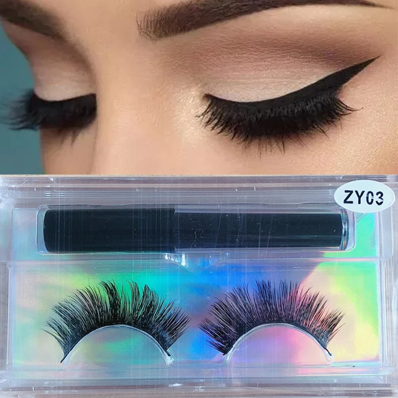 

Magnetic False Eyelashes Waterproof Magnetic Eyeliner Easy To Operate NO Glue Magnetic False Eyelashes Extension Makeup Supplies