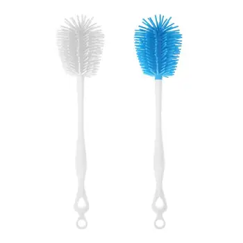 

Silicone Milk Bottle Brush Water Cup Mug Cleaning Brushes Kitchen Cleaner
