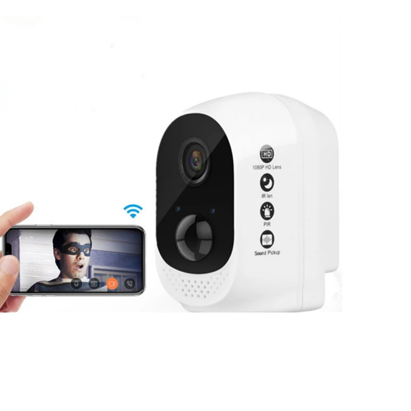 Wifi Автономная IP Камера видеонаблюдения 1080P HD вайфай беспроводные домашные cctv