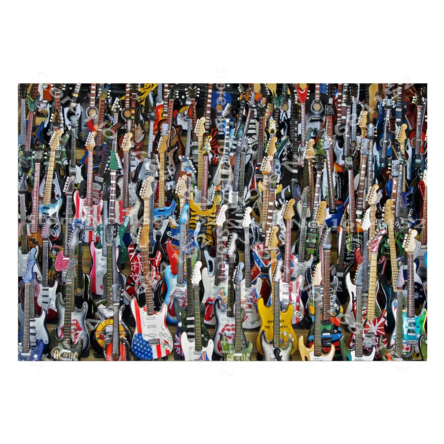 

DIY Diamond Painting abstract 5d Cross Stitch Full Square Diamond Mosaic Diamond Embroidery Music guitar Needlework Crafts B303