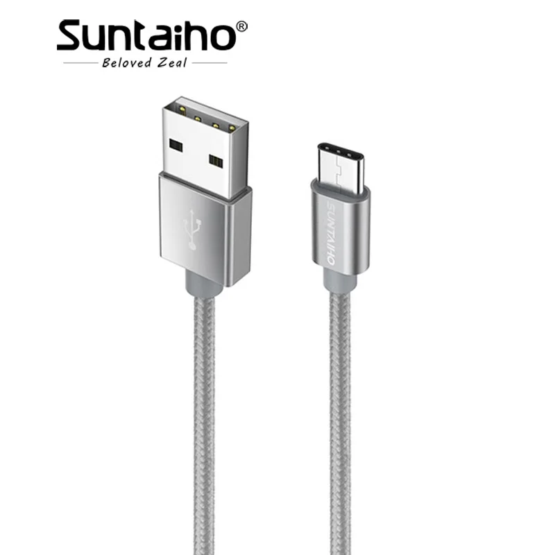 Suntaiho 6V 3A 3,1 usb type C быстрое зарядное устройство данных нейлоновый кабель для Xiaomi 5 5C 5S 5S Plus 6 7 Xiaomi mi9 для One Plus 2 3 5 Yota