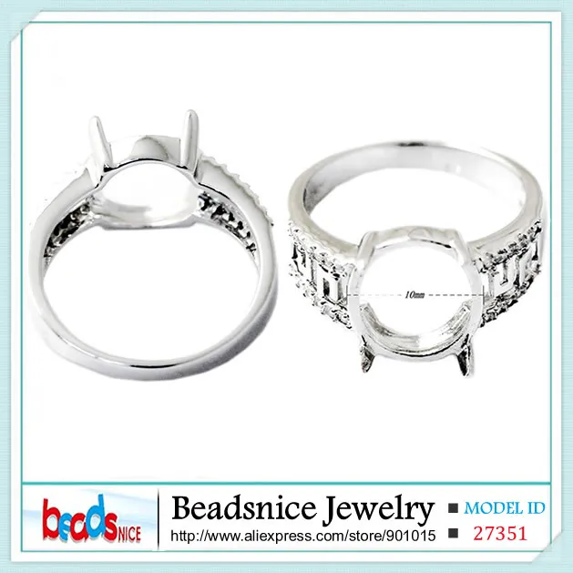 Beadsince ID27351 хорошее Ювелирное кольцо серебро 925 высокое качество полумонтажное кольцо для свадебного кольца дизайн