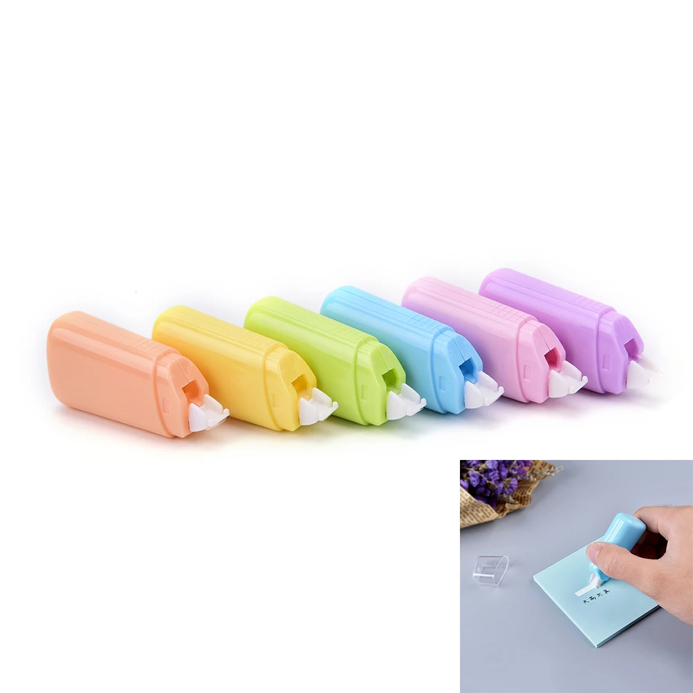 6PCS/SET Cute Correction Tape Roller Papelaria Material Escolar Kawaii
