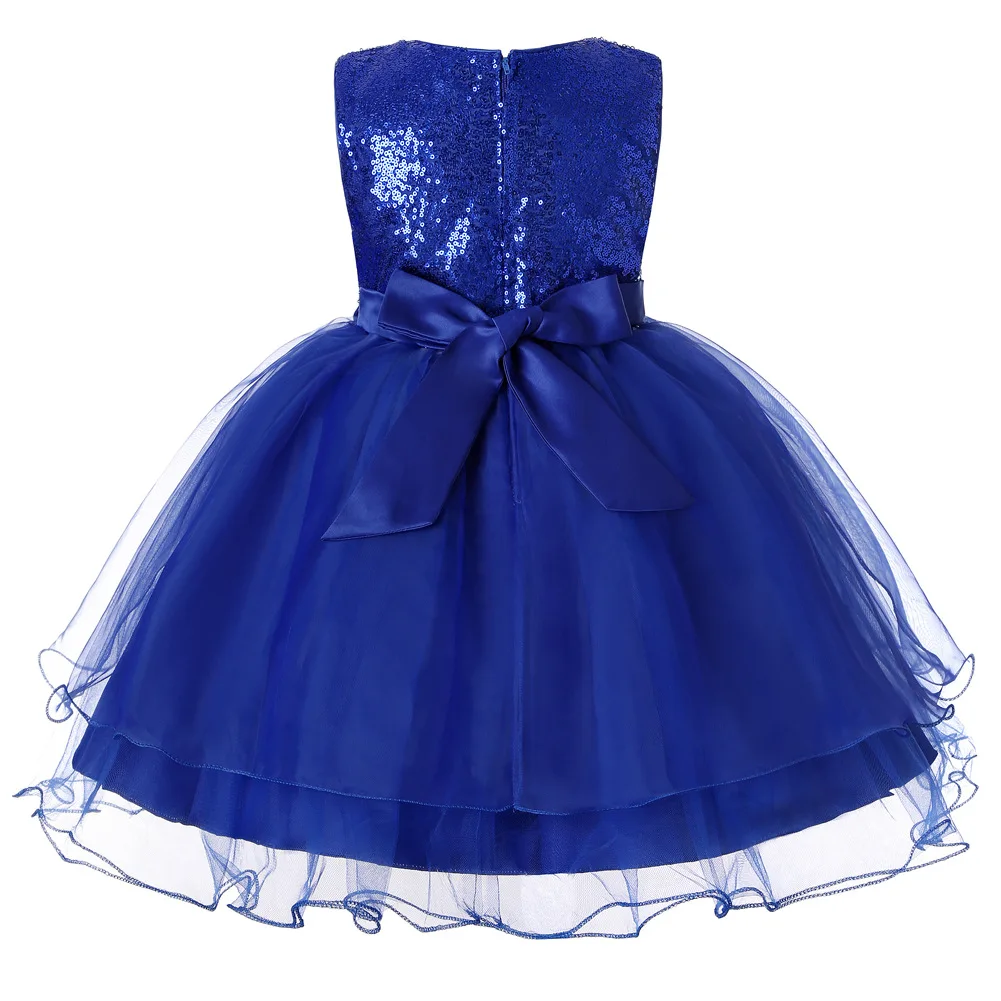 Luxury Sequined Princess Flower Girl Dress