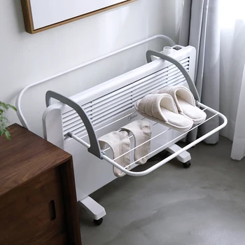 

Large Foldable Clothes Drying Storage Rack Windowsill Balcony Outdoor Shoes Hanger Shelf Towel Dryer Holder Radiator Metal Hook