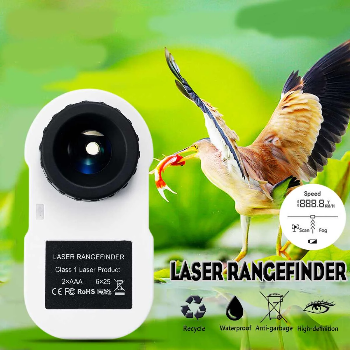 

5 - 600M Telescope Golf Laser Rangefinder Range Finder Hunting Golf Laser Range Finder Tape Measure