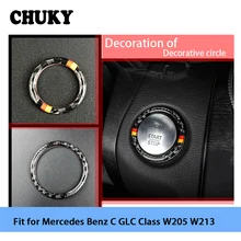 CHUKY 3D стайлинга автомобилей наклейки начать остановить двигатель зажигания брелоки для Автомобиля AMG аксессуары для Mercedes W205 W213 Benz C E класса GLC AMG