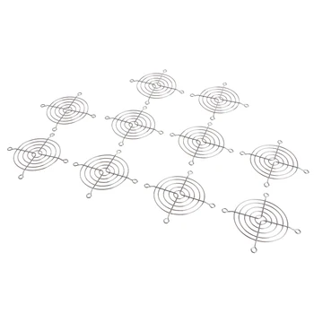 

10Pieces 60mm Fan Metal Grill Protector Cover Case Guard Mount for PC Pipe