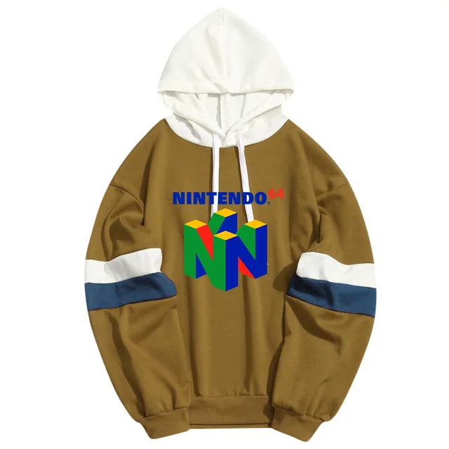 white n64 hoodie