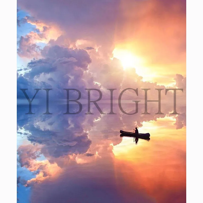 

5D DIY Full Square Diamond Painting Cross Stitch "Touch The Sky" 3D Diamond Embroidery Rhinestone Mosaic Home Decor