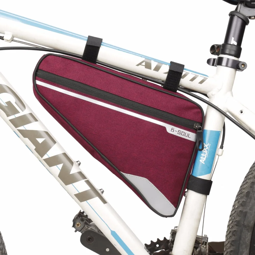 B-SOUL Bicycle Triangle Bag Waterproof Hard Shell Mountain Bike Top Bag H1