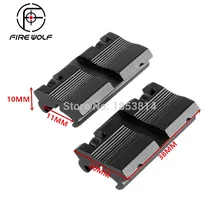 Picatinny 3/" 11 мм ласточкин хвост до 7/8" 20 мм кольцевой конвертер Weaver Rail область адаптера гаечный ключ в комплекте