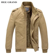 HEE GRAND herren Herbst Winter Jacke Dünnen Stil Casual Jacke 2 Farben M-XXXL Futter Warm Outwear Hohe Qualität MWJ193
