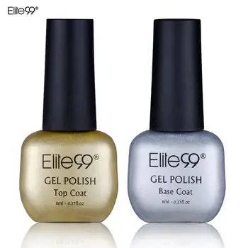 

Elite99 8ml Base And Top Coat Soak Off Long Lasting UV LED Gel Lacquer Primer Foundation for UV Gel Polish Polish