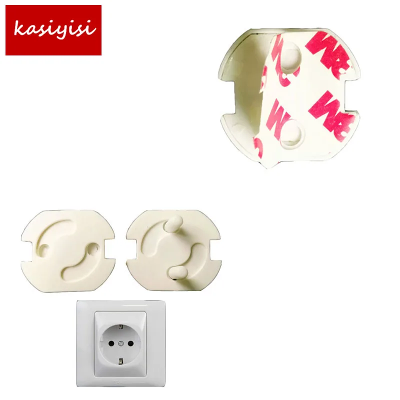 

New 10 Pcs/lot Children Baby Kids Electric Socket Security Lock Safety Protection Safe Lock Cover