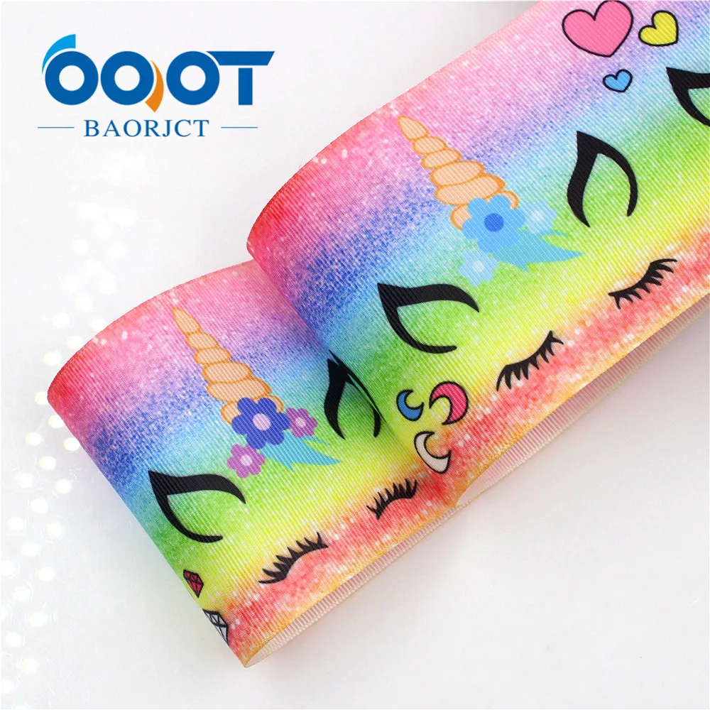 OOOT BAORJCT I-18428-50 75 мм 10 ярдов Мультяшные ленты термоперенос Печатный Гро-Гро