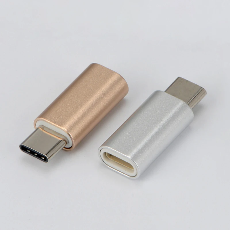 

Type-C For Lightning Female To USB-C Male Charger Cable Adapter Charging Type-C Aluminium Alloy Converter For Xiaomi Huawei Vivo