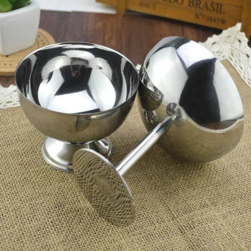 

New Stainless Steel Metal Bar Tools Ice Cream Cups Cocktail Cups Salad Bowl Ice Cream Bowl Kitchen Cooking Tools Dessert