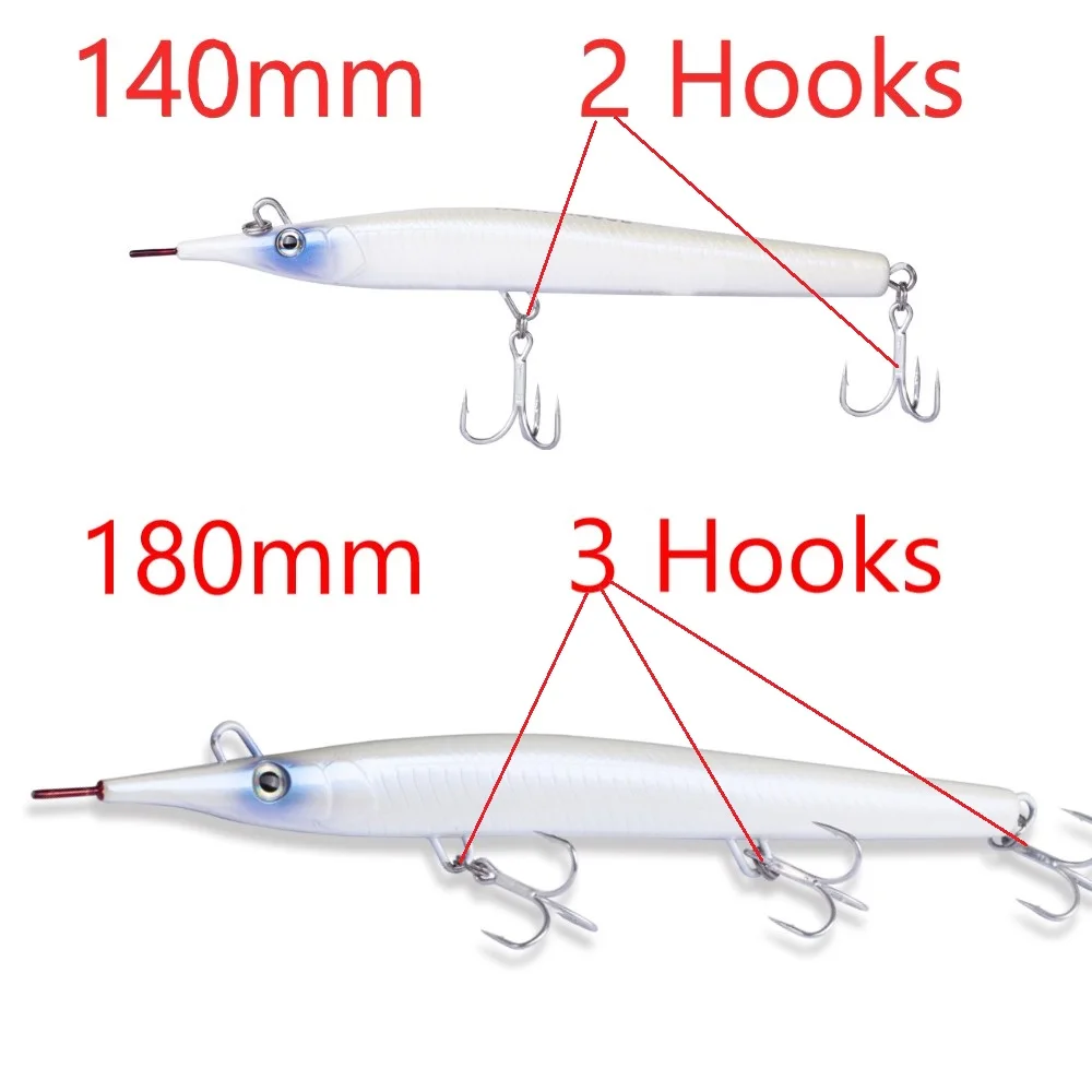 Hunthouse Sayoris قلم رصاص stickbait سحر الطعوم 14 سنتيمتر 18 سنتيمتر القاروص المفترس الأسماك طويلة الصب الصيد السحر اليابان صنع الصيد معالجة
