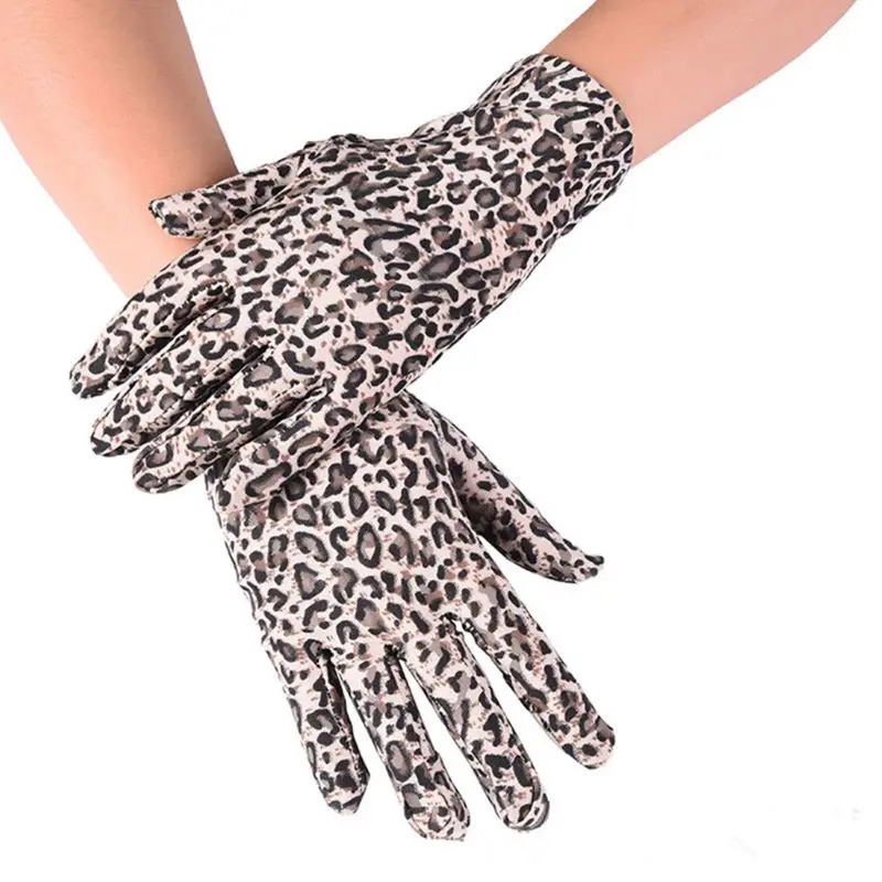 Buy New Fashion Women Leopard Print Sexy Gloves Party