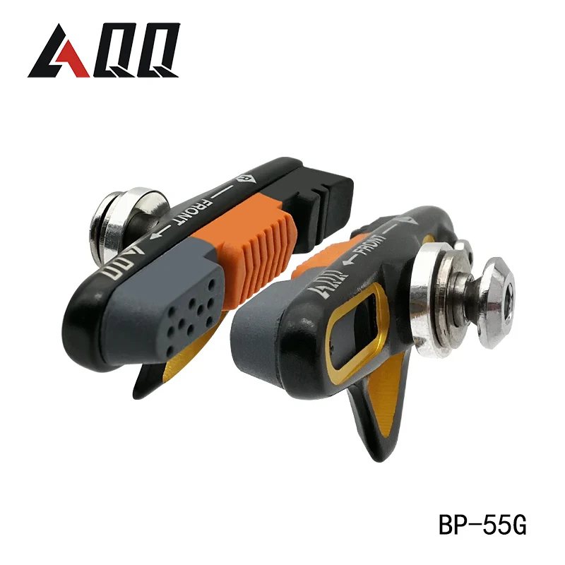 1 Pair Bike Bicycle Brake Pads Bicycle Braking V-Brake Holder Shoes Rubber Y`US