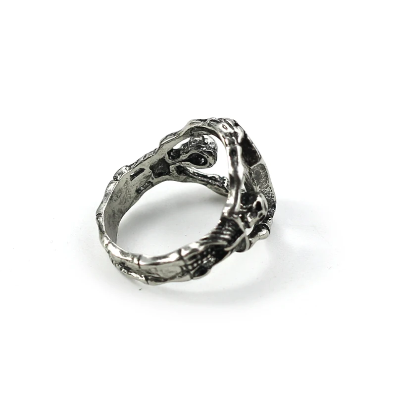 High Quality Steampunk Biker mens boys vampire gothic skeleton coffin Rings Men and Women Jewelry Halloween gifts