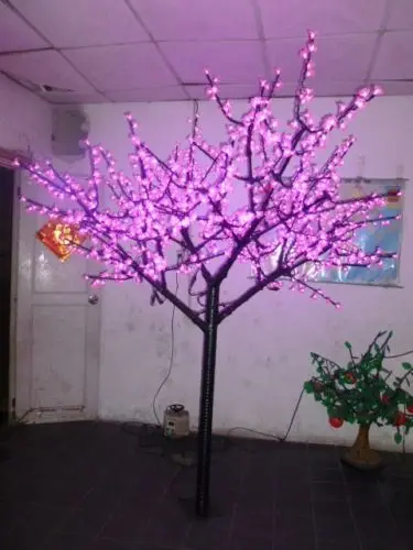 

Free ship 6.5ft 2m Height LED Christmas Light Outdoor Garden Display Holiday Lamp 1152pcs LEDs Pink
