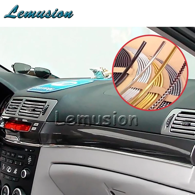 Молдинги для салона автомобиля хромированные ленты 3 м Chery Tiggo Saab 9 5 Toyota Corolla Avensis Rav4