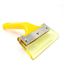 Автомобильный скребок из плотной ткани инструмент для окон с ручкой вода снег Лопата окно цветной инструмент автомобильная упаковка из фольги инструмент скребок