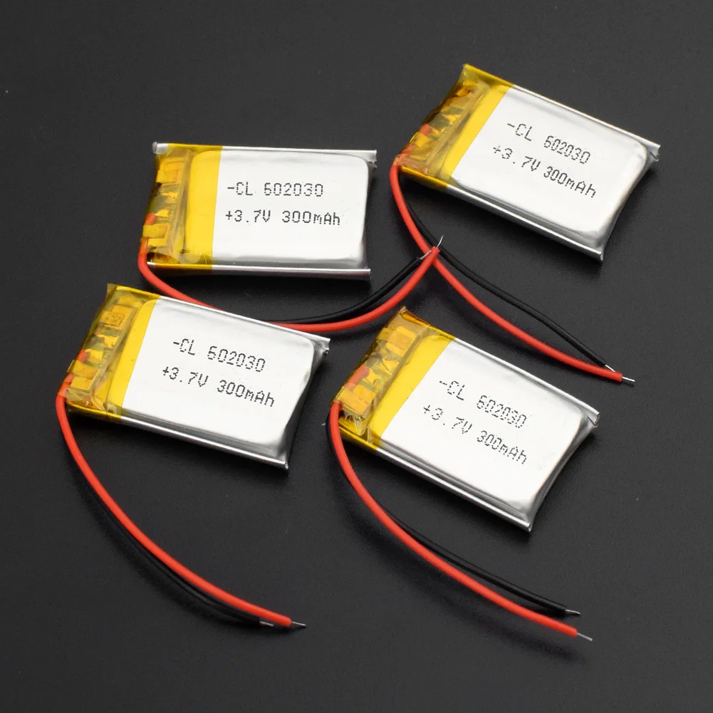 300 мАч 602030 3 7 в литий полимерный аккумулятор Bluetooth MP3 MP4 Смарт часы беспроводная