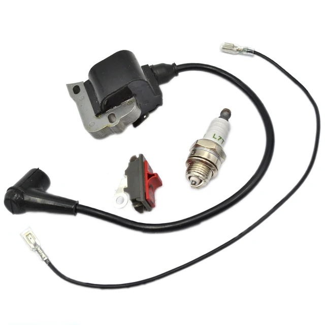 Ignition Coil On Off Stop Switch Spark Plug Kit For Husqvarna 50 51 55
