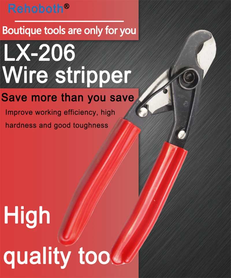 

LX-206 Wire Cutter Aluminum Copper Cable Wire Cutter Wire Cutting Plier Tool Cut Up to 35mm Wire Stripper Electrician Hand Tool