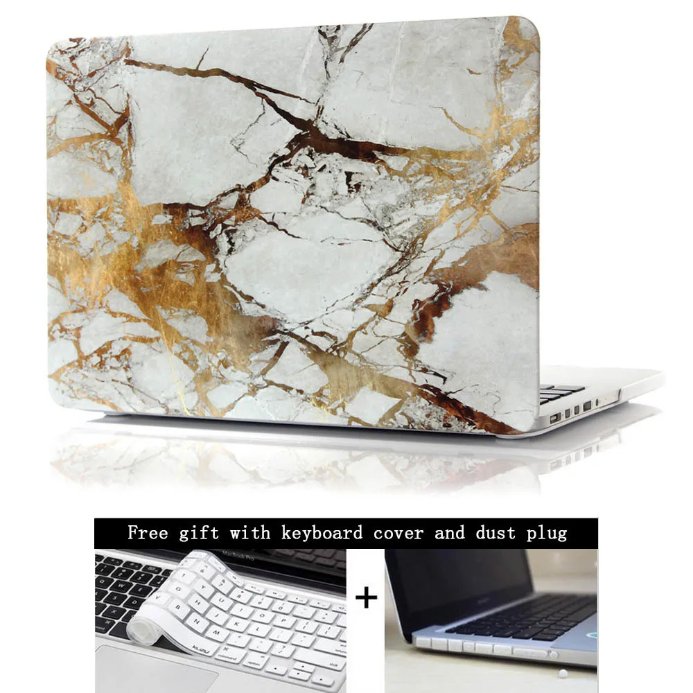 Новинка для Macbook Air Pro Retina 11 12 13 15 чехол ноутбука мрамор камень PC Чехол